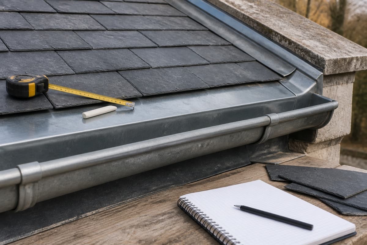Détail de couverture et matériaux de toiture pour préparer une réfection